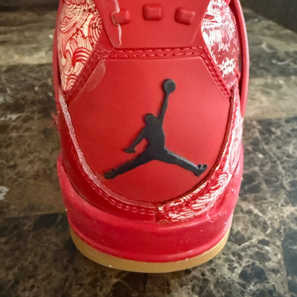 Nike. Wmns Air Jordan 4 Retro NRG 'Singles Day'’. Size 5.5. - Picture 8 of 16